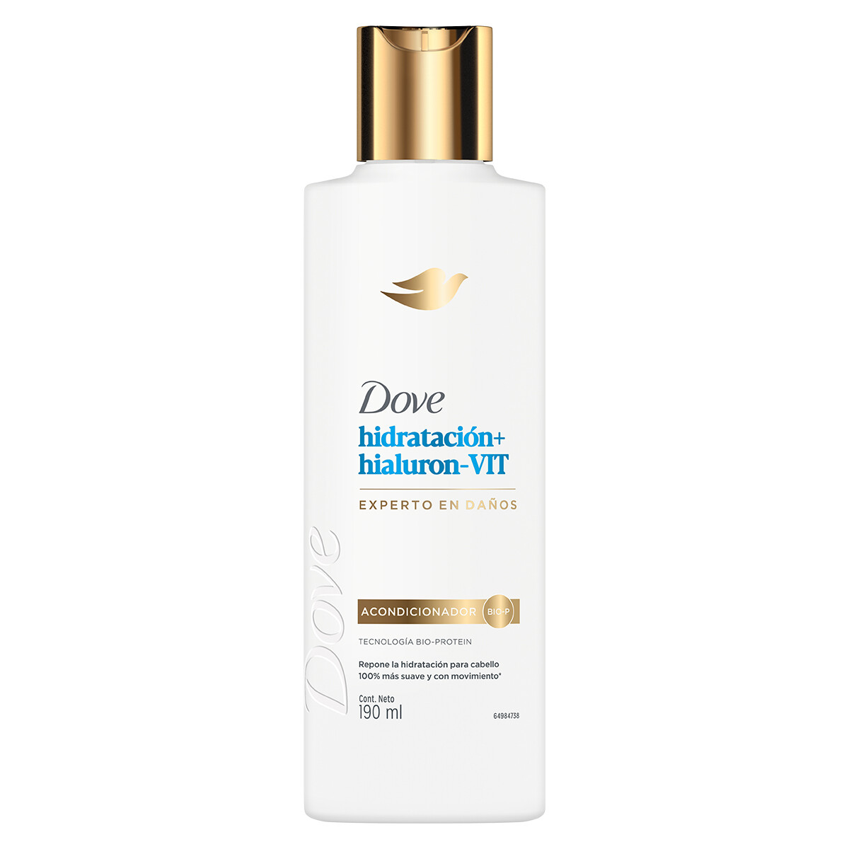DOVE ACO HIDRAT + HILAURON VIT X 190 ML 