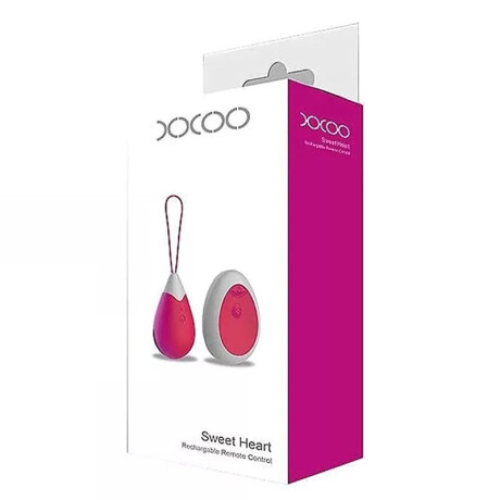 Bala Vibradora Inalámbrico con Control Sweet Heart Violeta