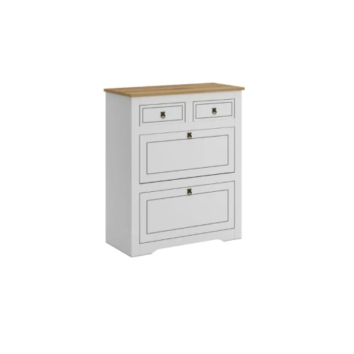 Comoda Zapatera Madera Maciza Linea Mexicana Comoda Zapatera Madera Maciza Linea Mexicana