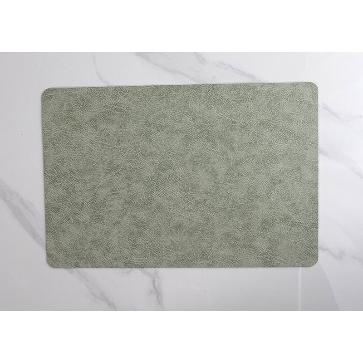 INDIVIDUAL PVC SIMIL CUERO 45x30CM VERDE AGUA 