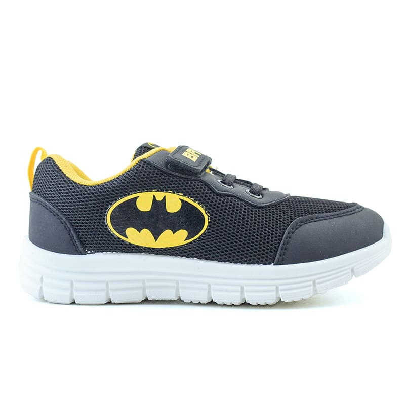 Championes DC Batman Casual de Niños - BAICFW24705 Negro-amarillo