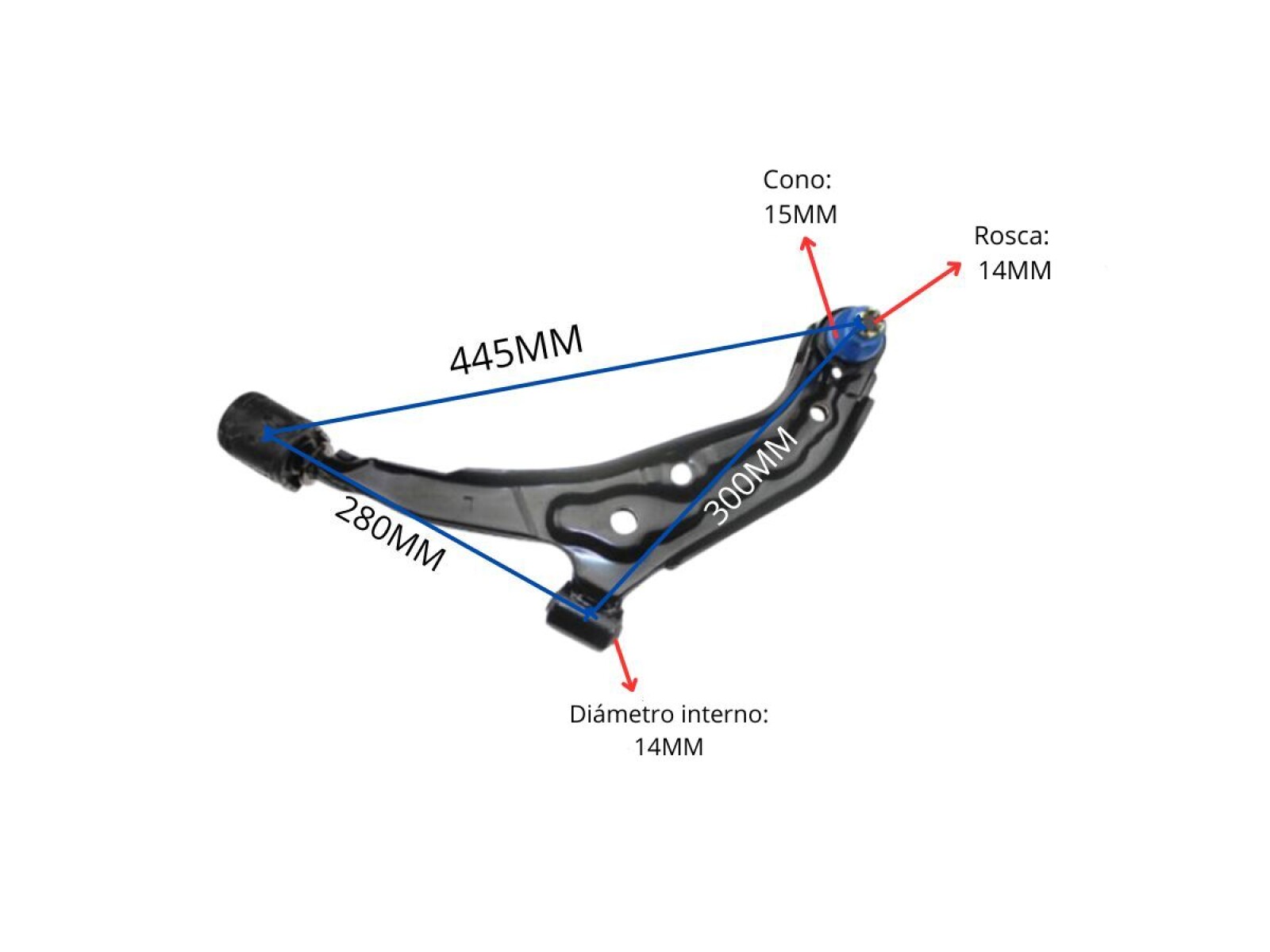 Parilla De Suspension Delantera Nissan Sentra B13 82-17 Izq 
