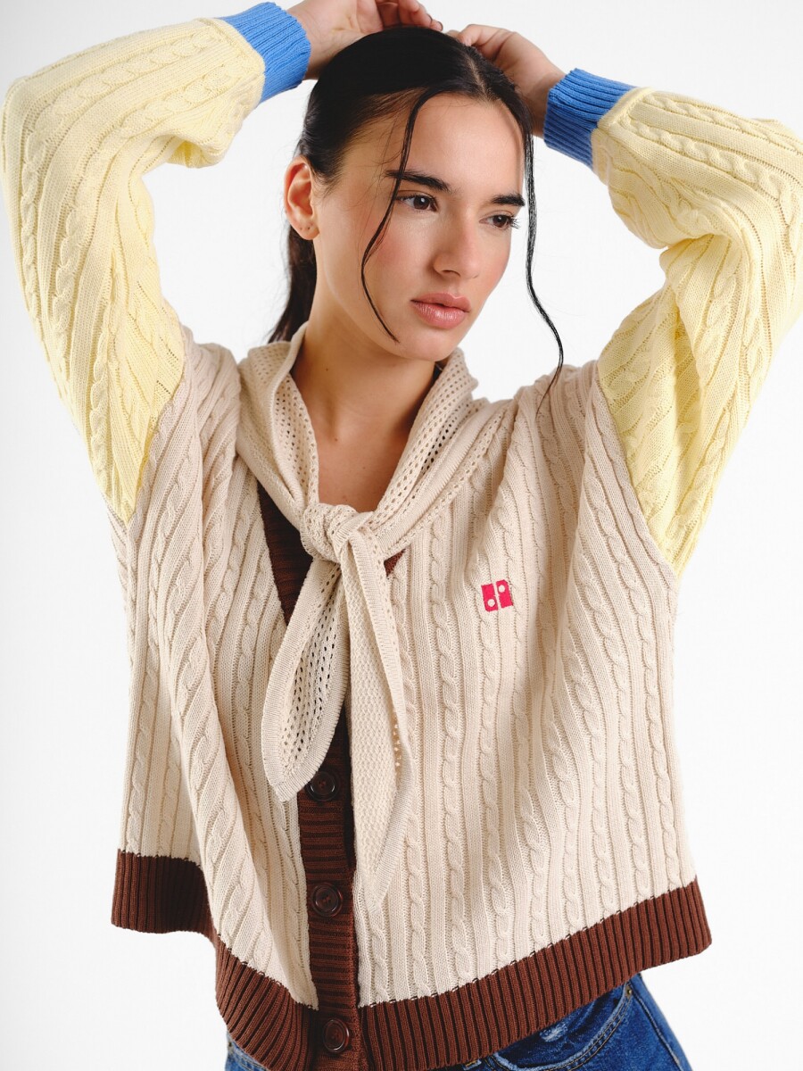 Cardigan Comodín PRE ORDER - Amarillo 