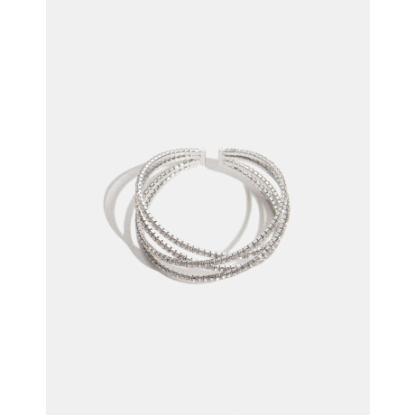 Brazalete Formato Pulsera Con Strass Cristal