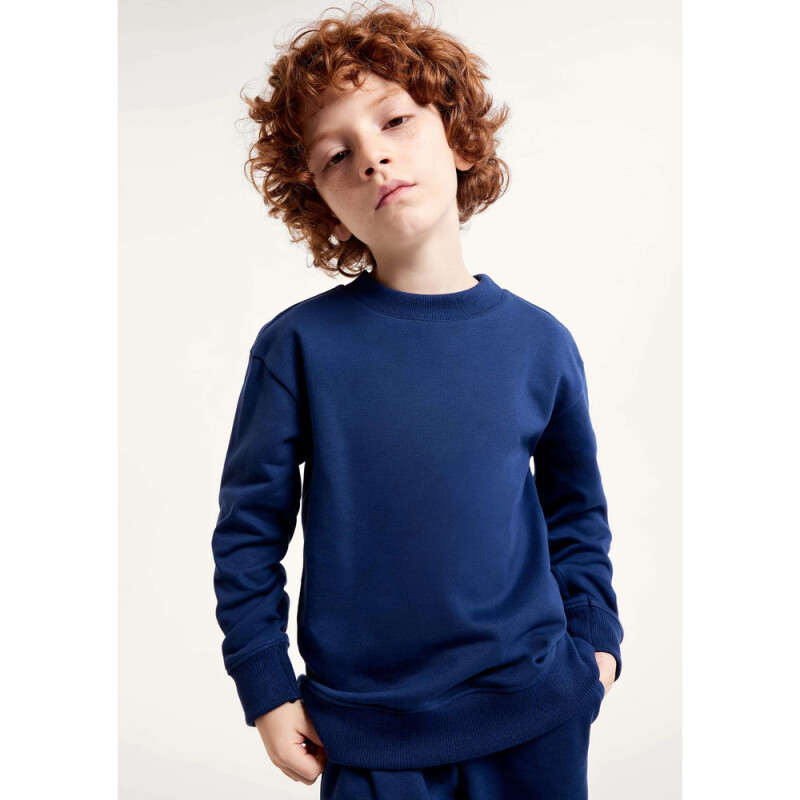 BLUSAO INFANTIL AZUL MARINHO