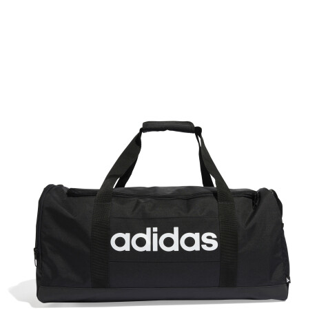 Bolso Adidas Linear Duffel Negro - Blanco