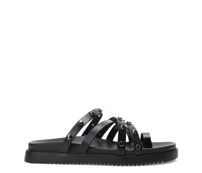 Sandalia de Mujer Miss Carol CREET con tachas Negro