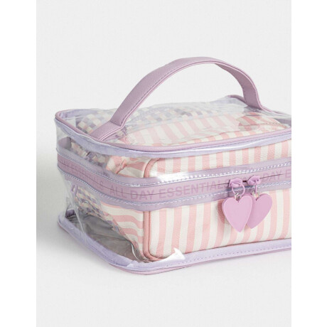 Set De Portacosméticos Estampado Geometrico