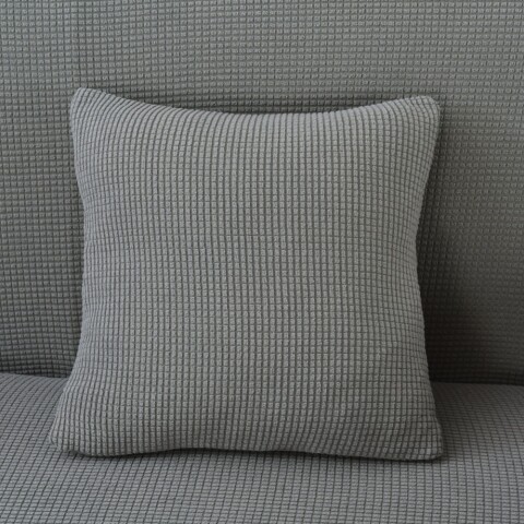 Funda de almohadón 40x40 cm gris