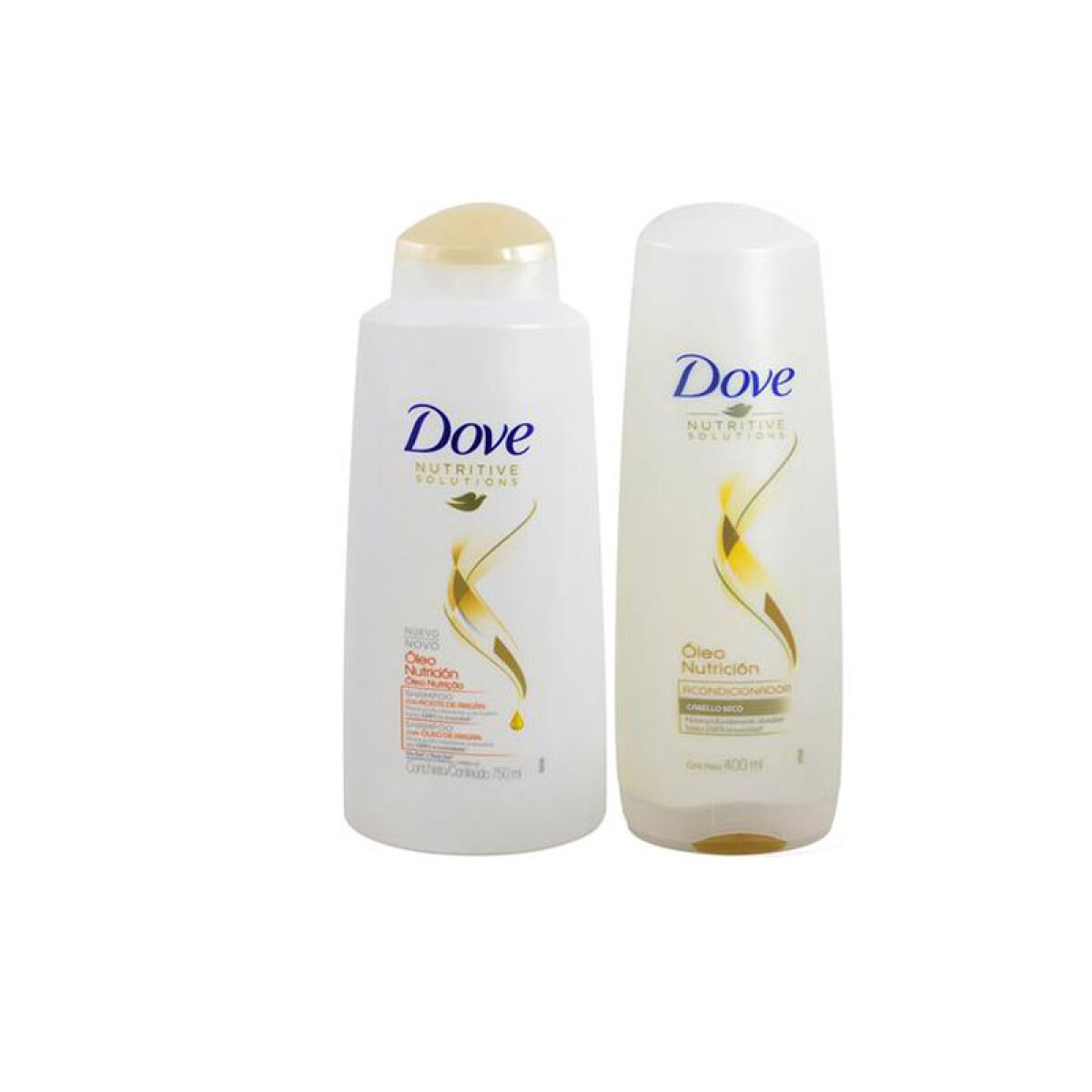 DOVE PROMO Shampoo 750 Cc + Acondicionador 400 Cc - Nutrición 