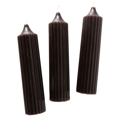 VELAS 2053022 PARAFINA NEGRO NEGRO