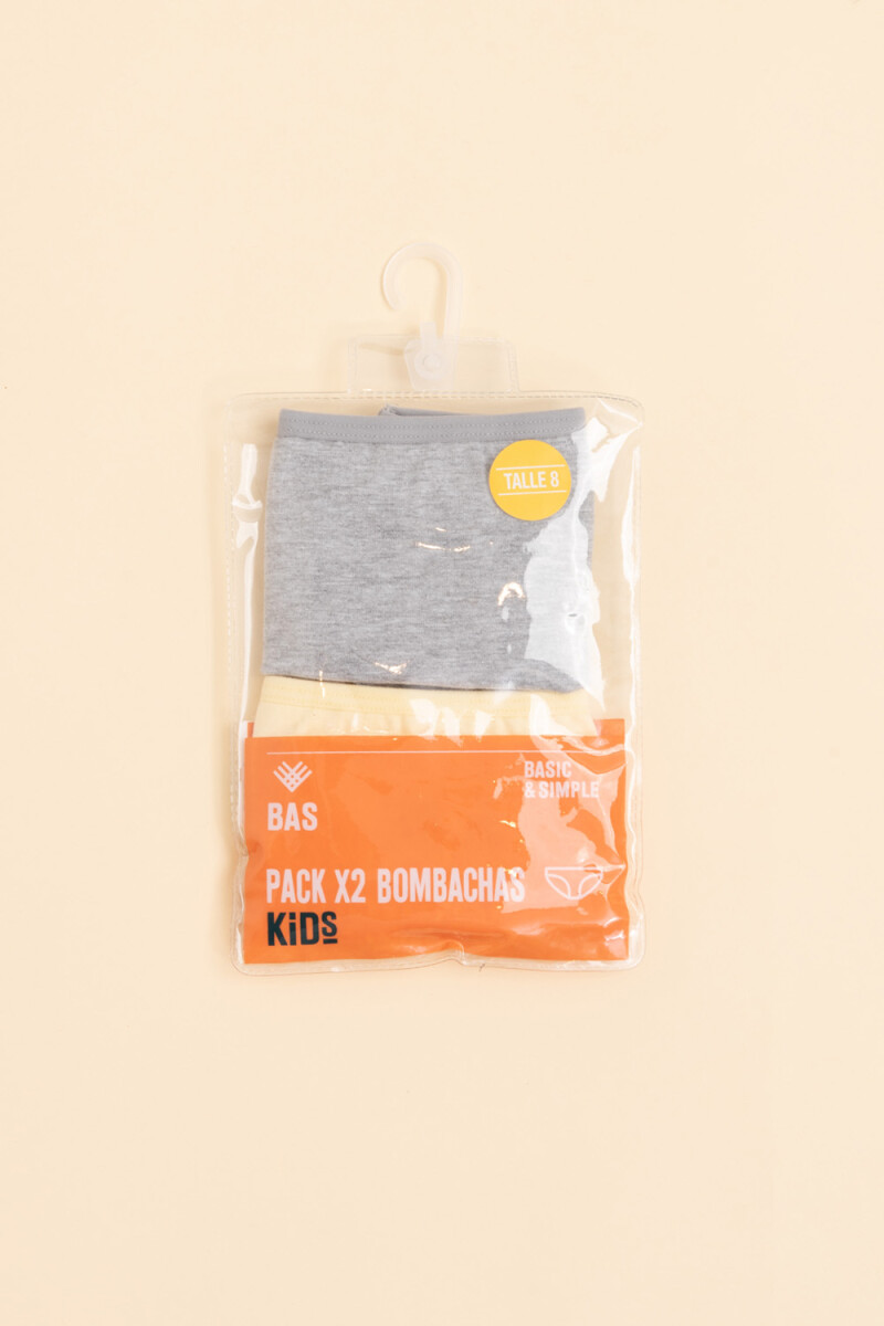 Bombachas pack x2 Lisa Y Estampada