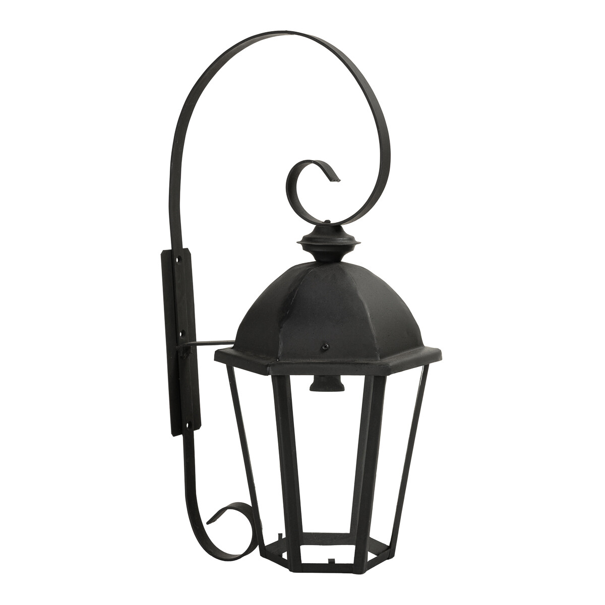 Farol de Pared Nº5 Hierro con Ménsula 