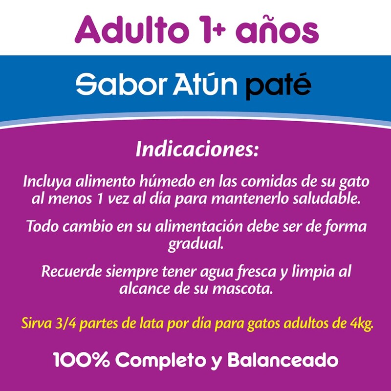 WHISKAS PATE LATA ALIMENTO HUMEDO ATUN 340 GR