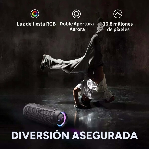 Parlante Bluetooth Portátil Mifa E6L Inalámbrico IPX8 30W Color Negro