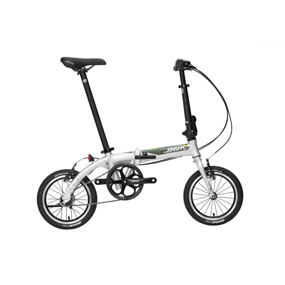 Java - Bicicleta de Ciudad - Plegable X3-1. Rodado 16", 7 Velocidades. Color: Silver. - 001 
