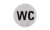 Senalética unisex "WC" 987.37.000 Senalética Unisex "wc" 987.37.000