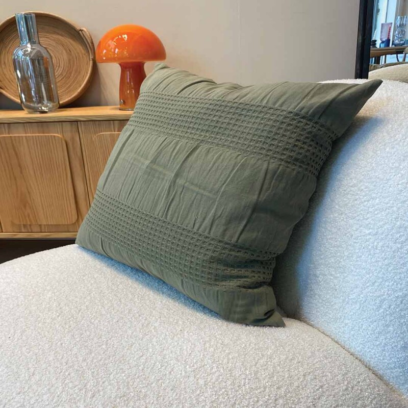 Almohadon Roma - 50x50cm Verde oliva