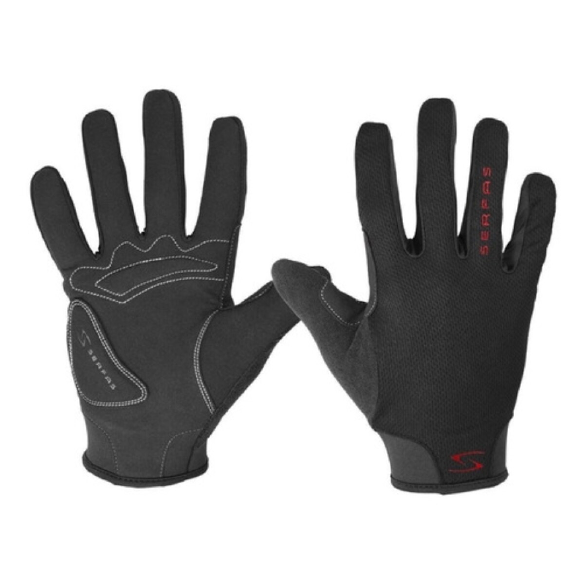 Guantes Ciclista Largos Serfas Starter - Negro 