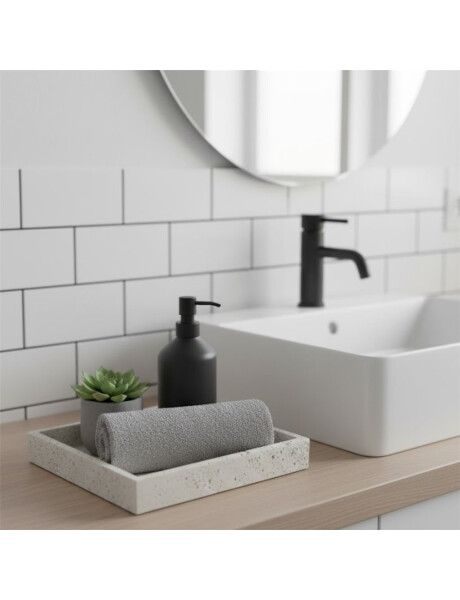 BANDEJA CUADRADA STONE 19CM BANDEJA CUADRADA STONE 19CM