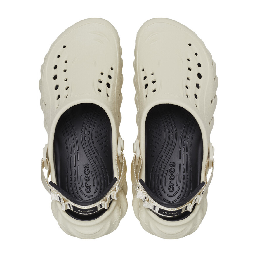 Crocs Echo Clog - Unisex Bone/black