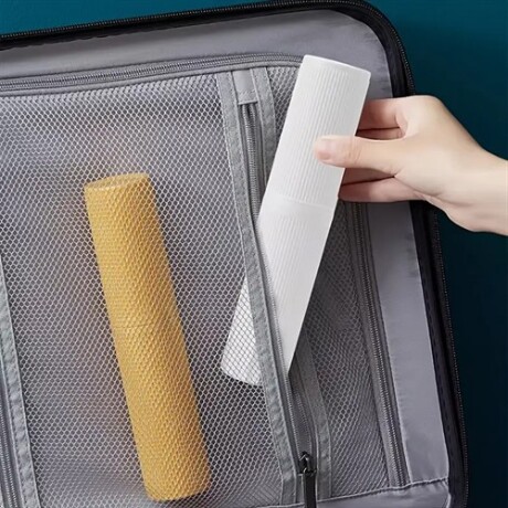Estuche para cepillo de dientes y pasta Blanco