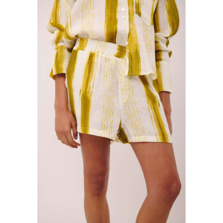 SHORT PERA PRINT Pistacho