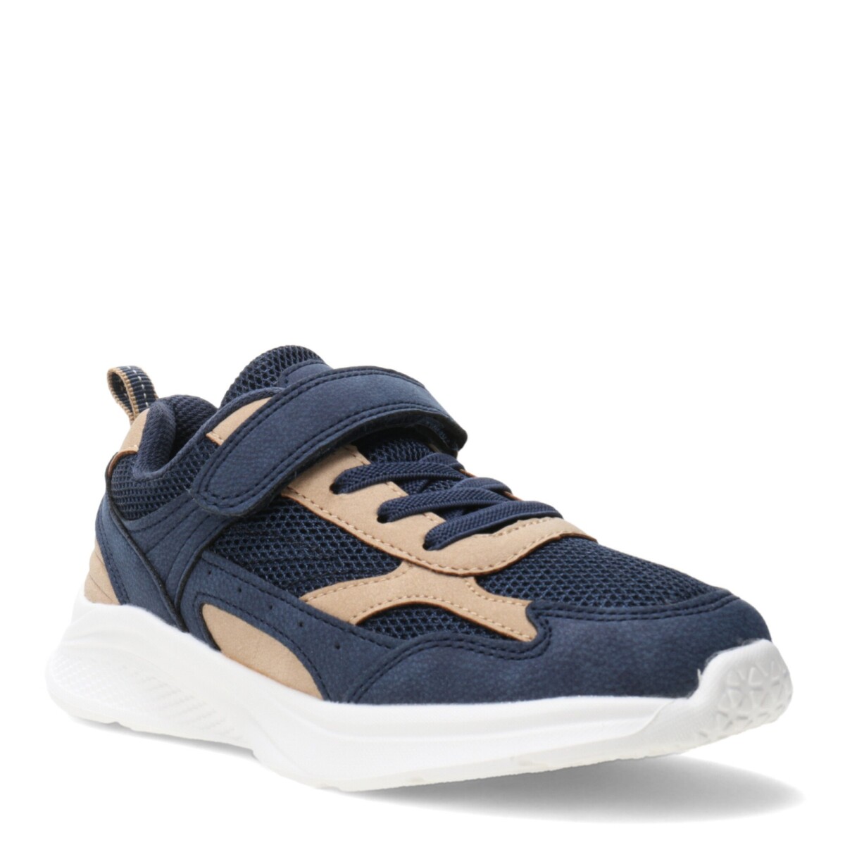 Championes de Niño Croco Kids RIANS con cordones y velcro - Azul Marino 