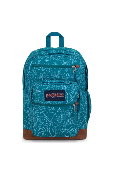 Mochila Portalaptop Cool Student - Unisex Delightful Daisies Green