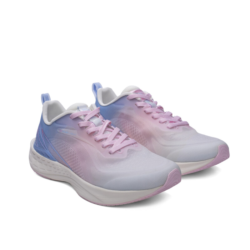 Zapatillas Running Fly Fish 3.0 Mujer Egret/pink