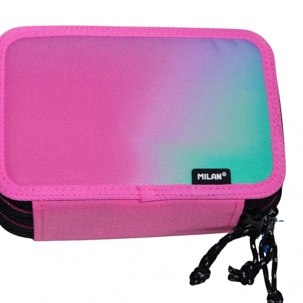 CARTUCHERA MILAN 3 PISOS COMPLETA DE UTILES SUNSET ROSADO CARTUCHERA MILAN 3 PISOS COMPLETA DE UTILES SUNSET ROSADO