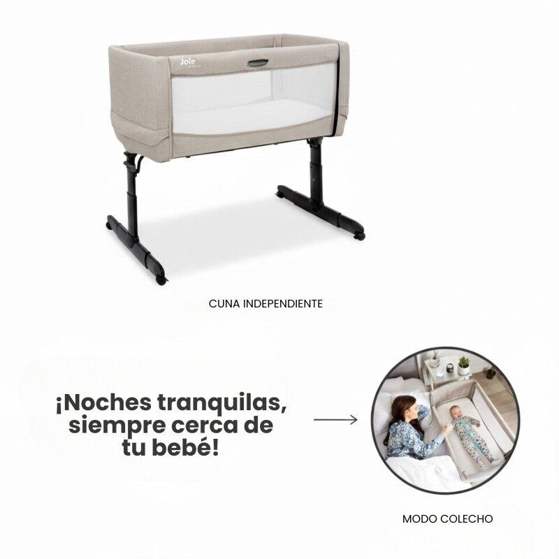 Cuna Colecho Plegable Joie Roomie Go Clay Cuna Colecho Plegable Joie Roomie Go Clay