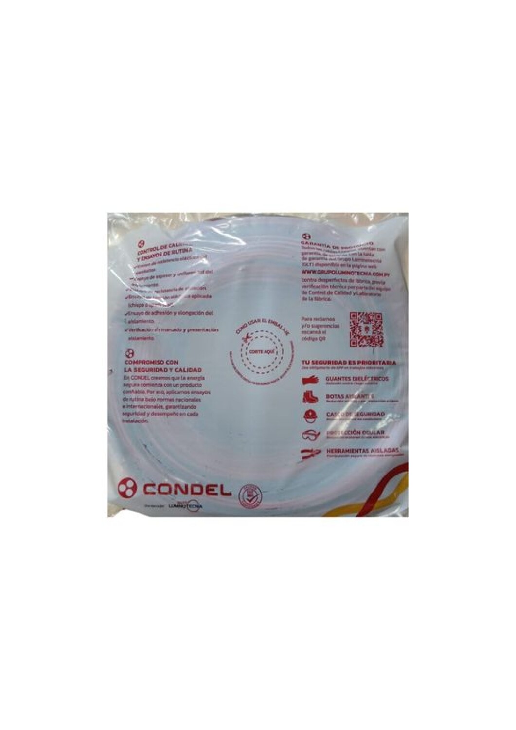 CABLE CORDON 2X1,00MM2 POLARIZ. CONDEL — Luminotecnia