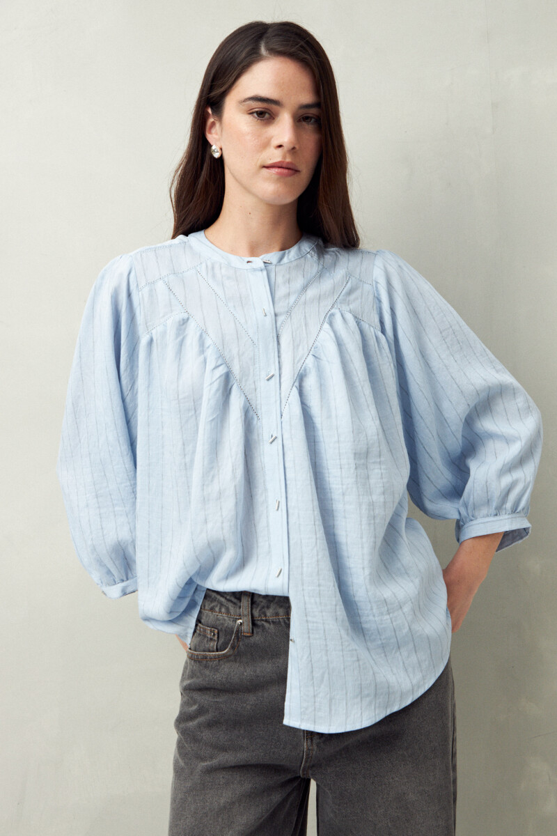 CAMISA ANTON Celeste