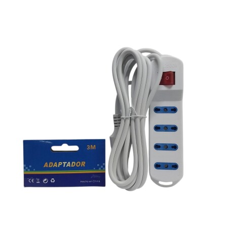 ALARGUE DE 4 TOMACORRIENTE 3MTS 001