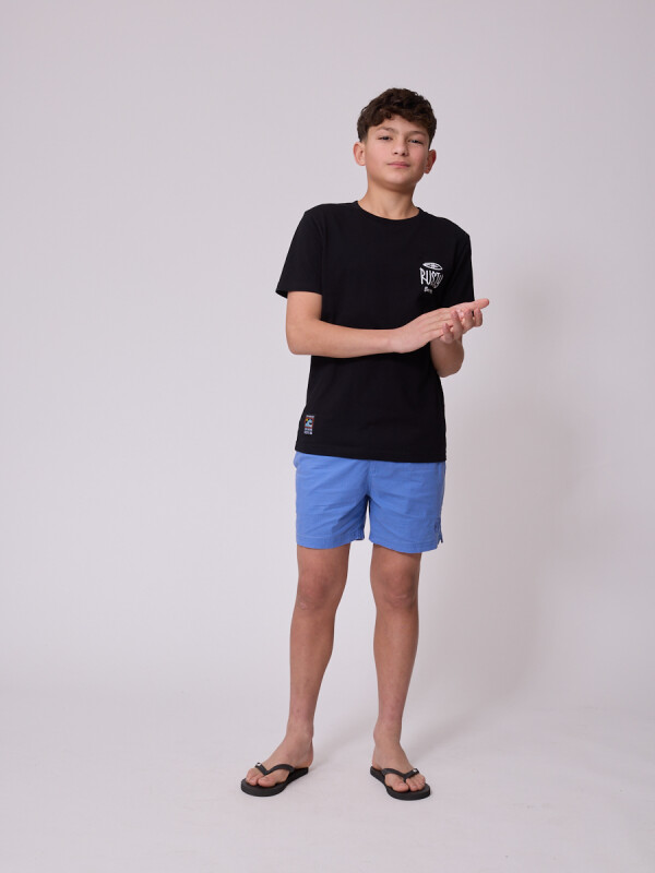 T-SHIRT ROKAI TEEN RUSTY Negro