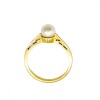 Anillo Solitario-Oro bajo-Perla española-AN8172 conperla