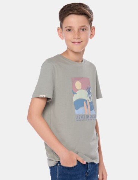 REMERA ESTAMPADA Verde