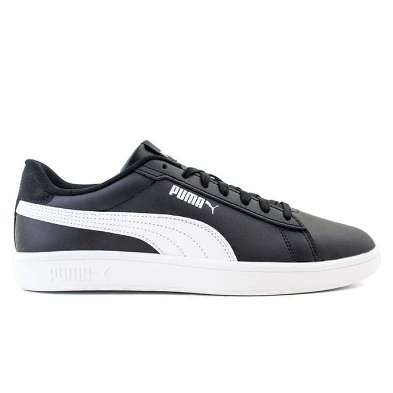 Championes Puma Smash 3.0 L de Hombre - 390987-04 Negro-blanco