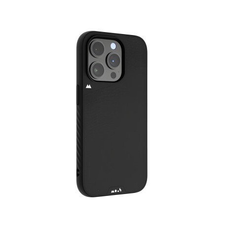 Protector MOUS Case Limitless 5.0 AiroShock con MagSafe para iPhone 15 Pro Max Black leather