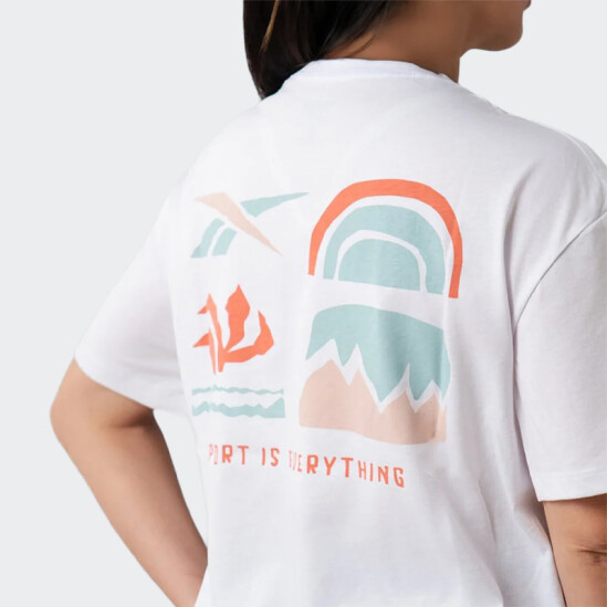 Remera Reebok Nature Graphic Blanco