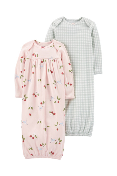 Pack dos bolsas de dormir de algodón Sin color