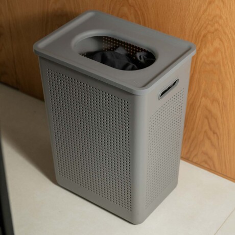 CESTO ROPA PLASTICO GRIS CFW2100