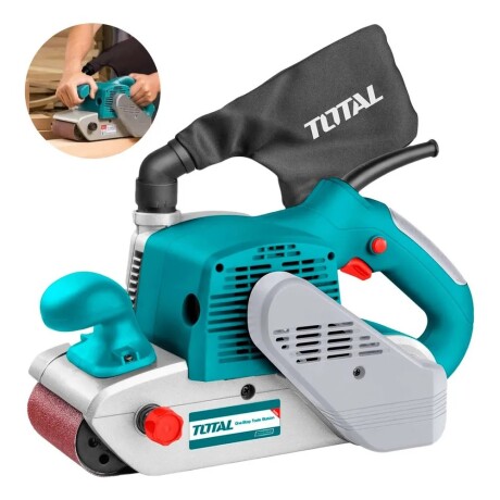 Lijadora de Banda para Madera Total 1200W Industrial Carpintería Lijadora de Banda para Madera Total 1200W Industrial Carpintería