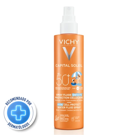 Protector Solar Vichy Capital Soleil Spray SPF50+ Niños 200ml Protector Solar Vichy Capital Soleil Spray SPF50+ Niños 200ml