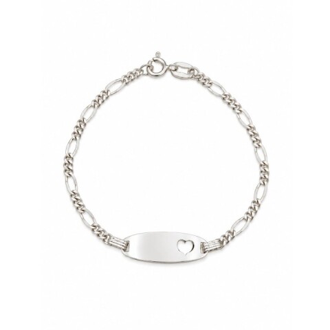 Pulsera para niña con placa Pulsera para niña con placa