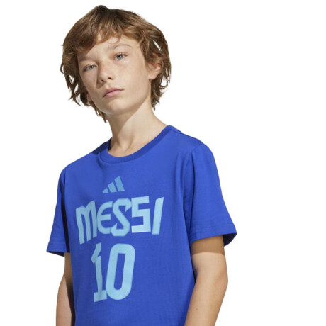 Remera Infantil Adidas Messi JRS Azul