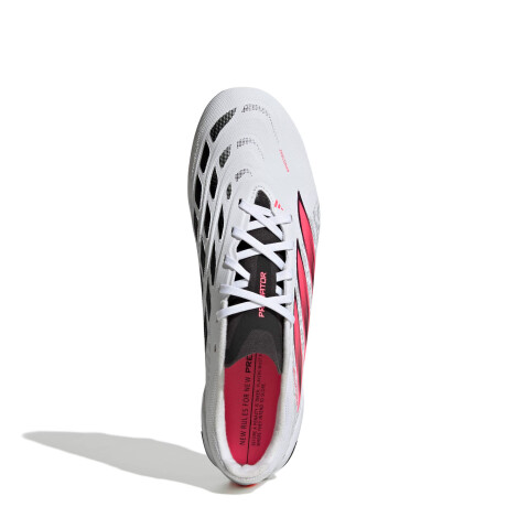 Championes Unisex Adidas Predator League Fg Blanco - Rosado
