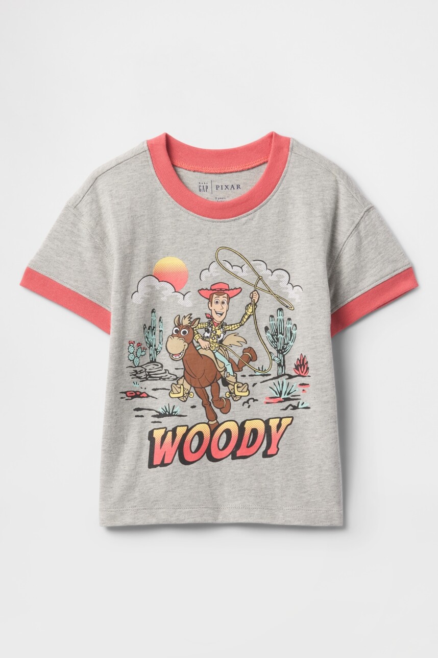 Remera Gráfico Toy Story Toddler Niño Light Heather Grey