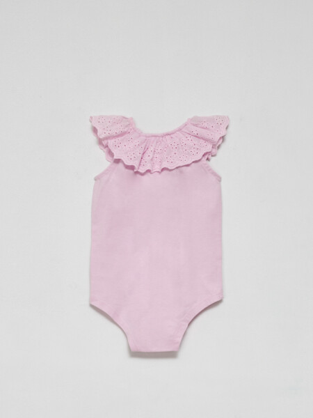 Body sin mangas con cuello Lila